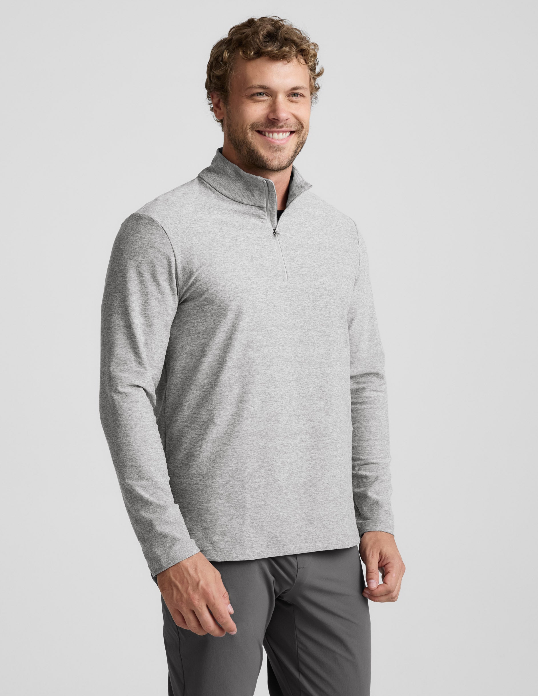 Spacedye Terrain Men's Quarter Zip Pullover | Beyond Yoga