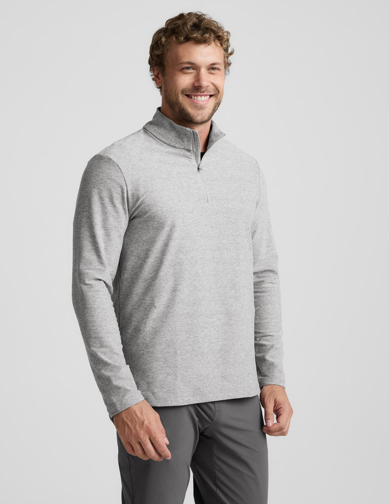 Spacedye™ Terrain Men's Quarter Zip Pullover