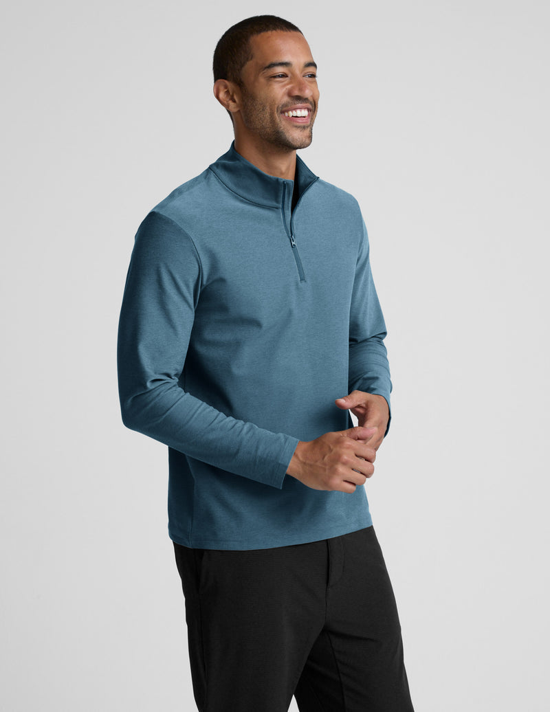Spacedye™ Terrain Men's Quarter Zip Pullover