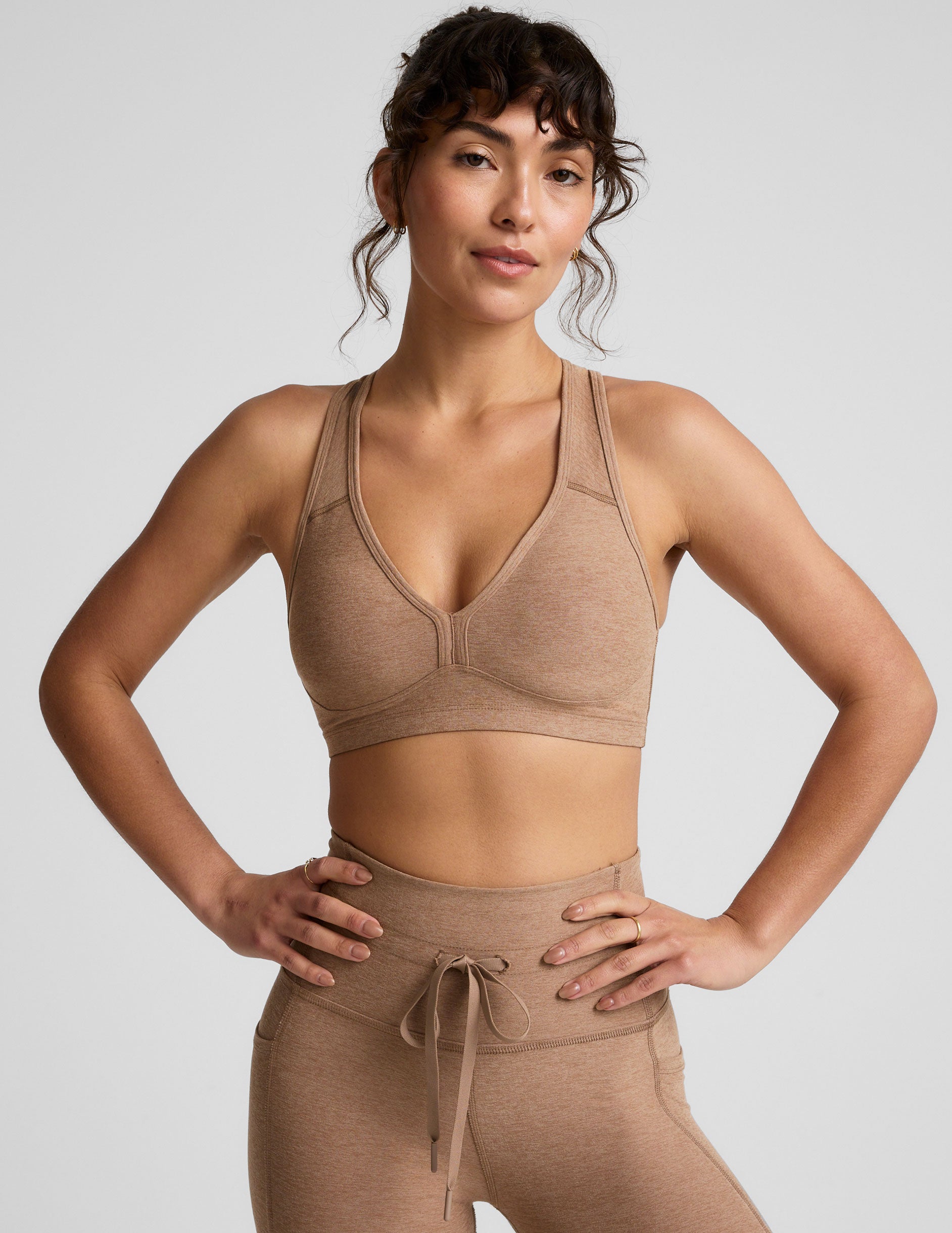 brown sports bra