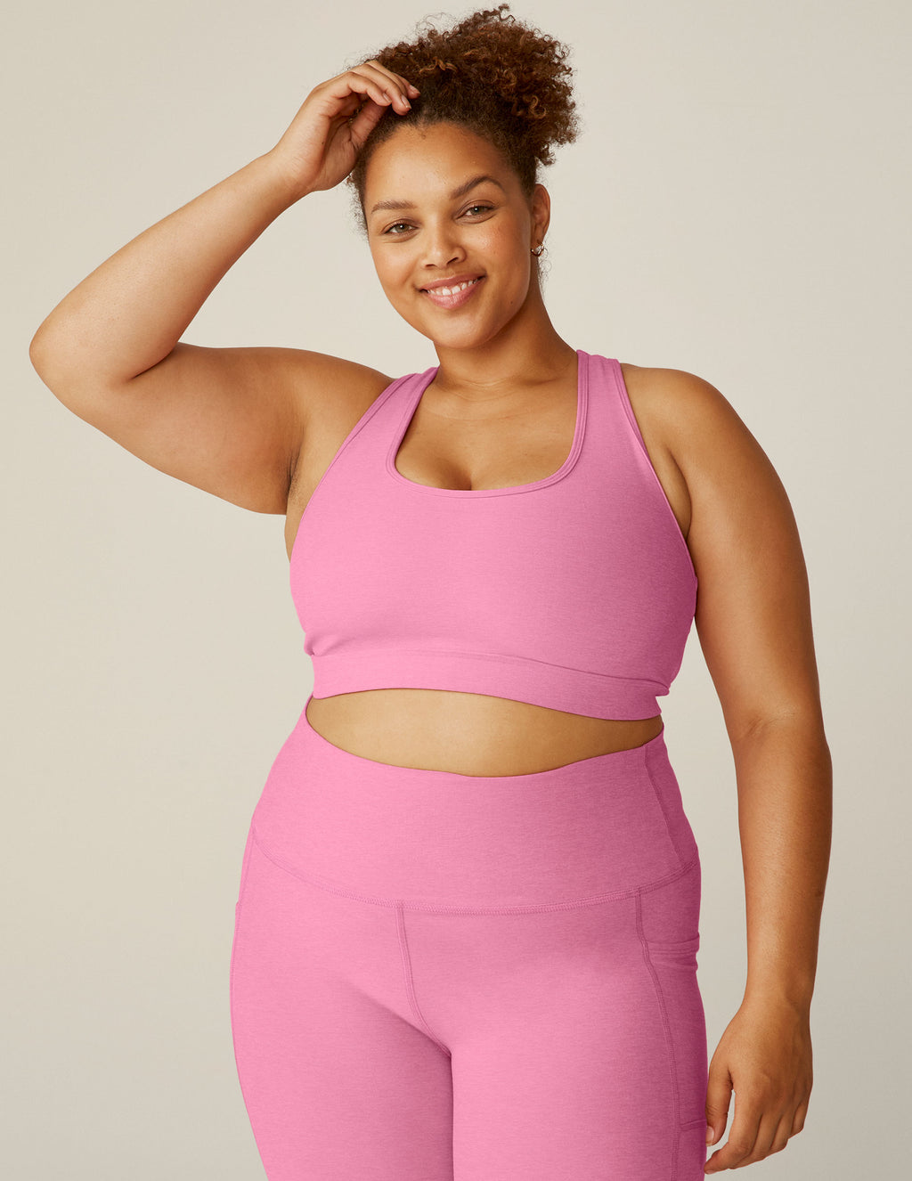 Pink Twist Backless Sports Bra & Reviews - Pink - Sustainable Yoga