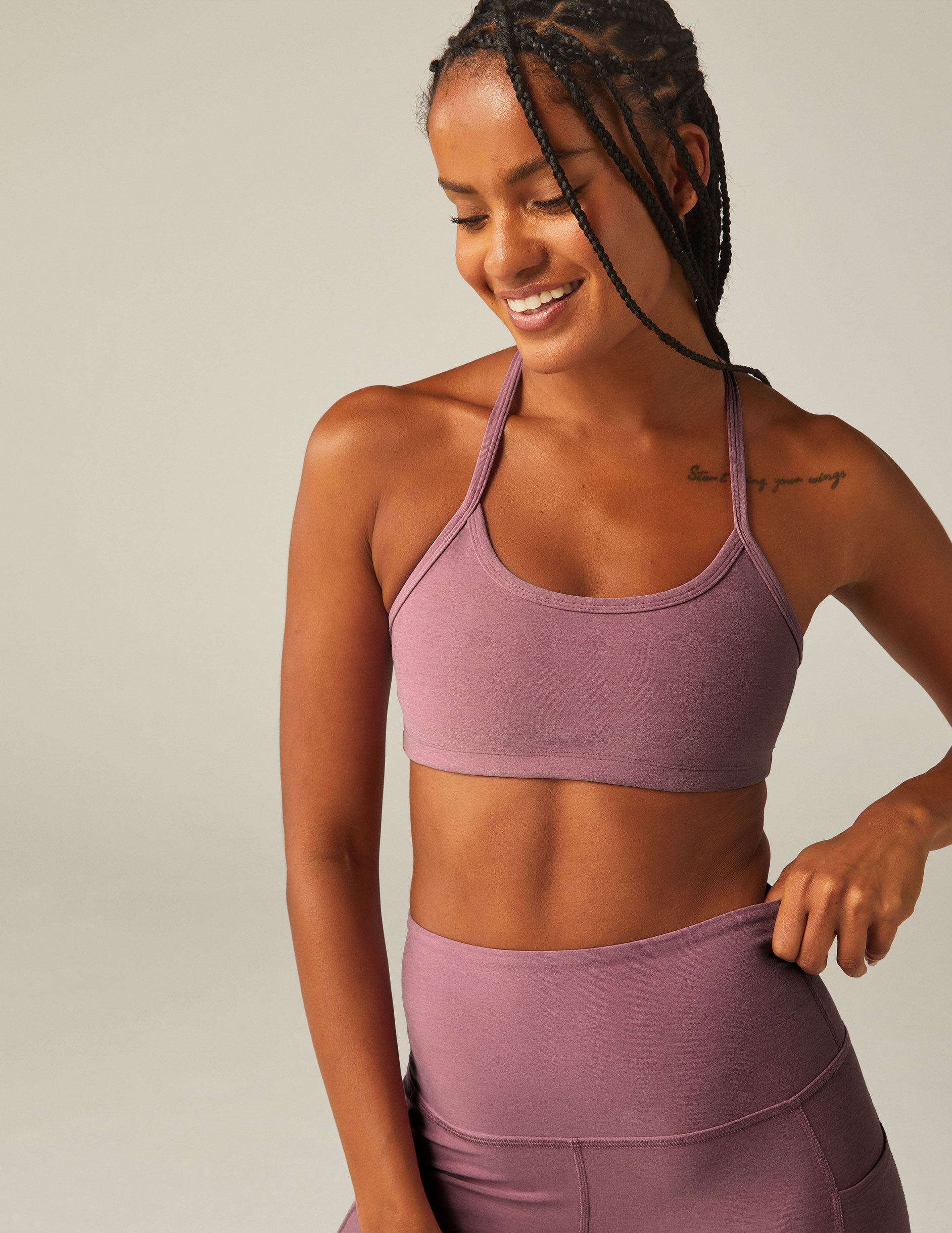 Spacedye Slim Racerback Bra