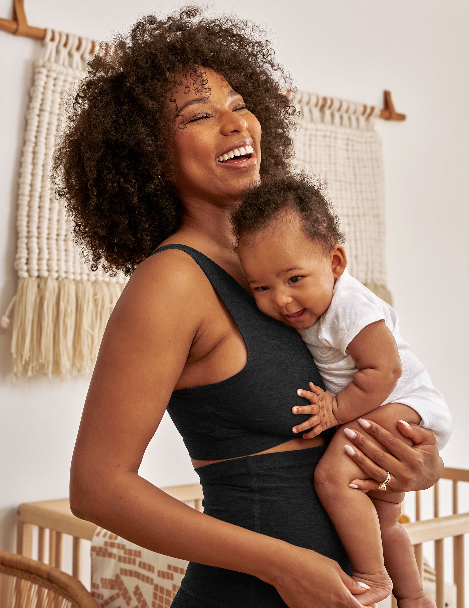 Yoga Nursing Bra - Light Support for Breastfeeding Moms