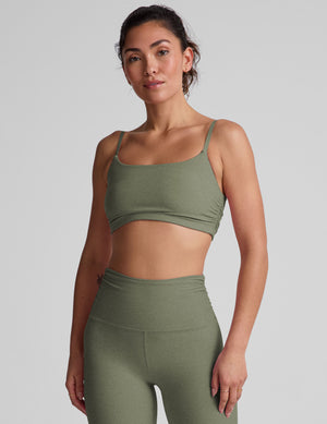Spacedye Raise The Barre Shirred Bra
