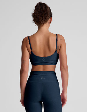 blue sports bra