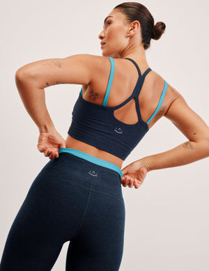 Spacedye Layered Long Line Bra