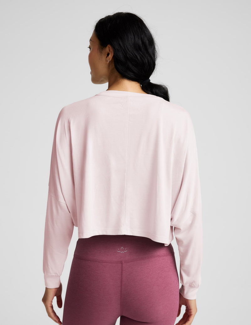 Studio Luxe Cropped Long Sleeve Tee