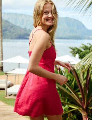 SoftWash Linen Seaside Mini Dress | Beyond Yoga SoftWash Linen Seaside Mini Dress | Beyond Yoga