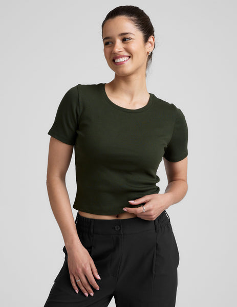 Rib Baby Tee | Beyond Yoga