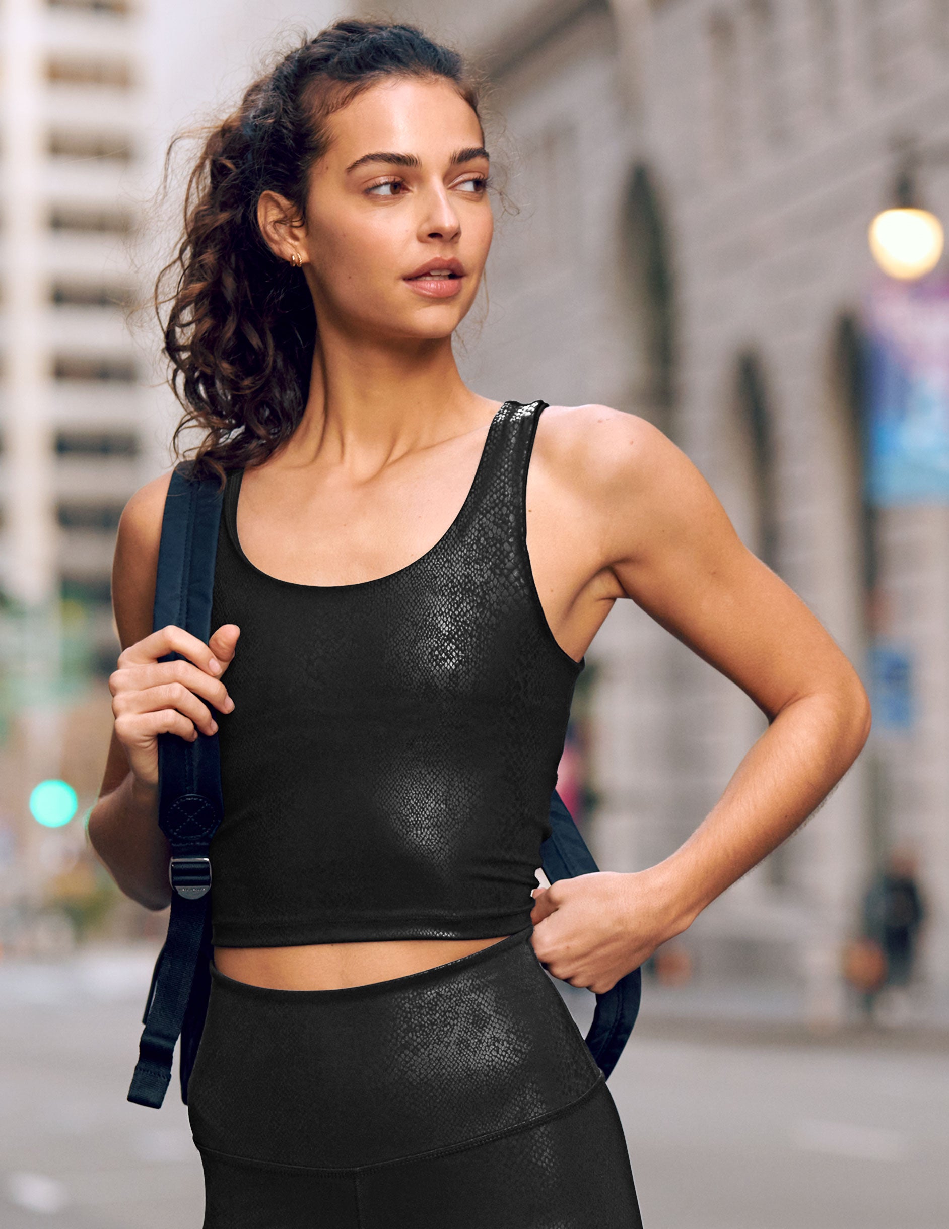 PowerShine Sport + Street Cropped Tank