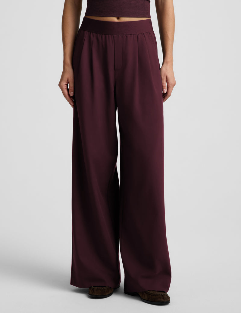 Elasticated Wide Leg Pant 31"