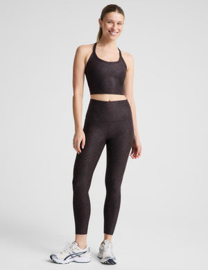 Cocoa Plum Leopard SoftMark High Waisted Midi Legging