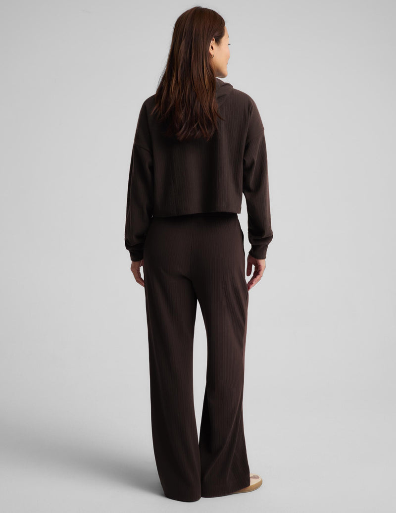 Breathe Easy Ribbed Wide Leg Pant