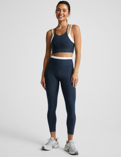 Spacedye™ Layered High Waisted Midi Legging