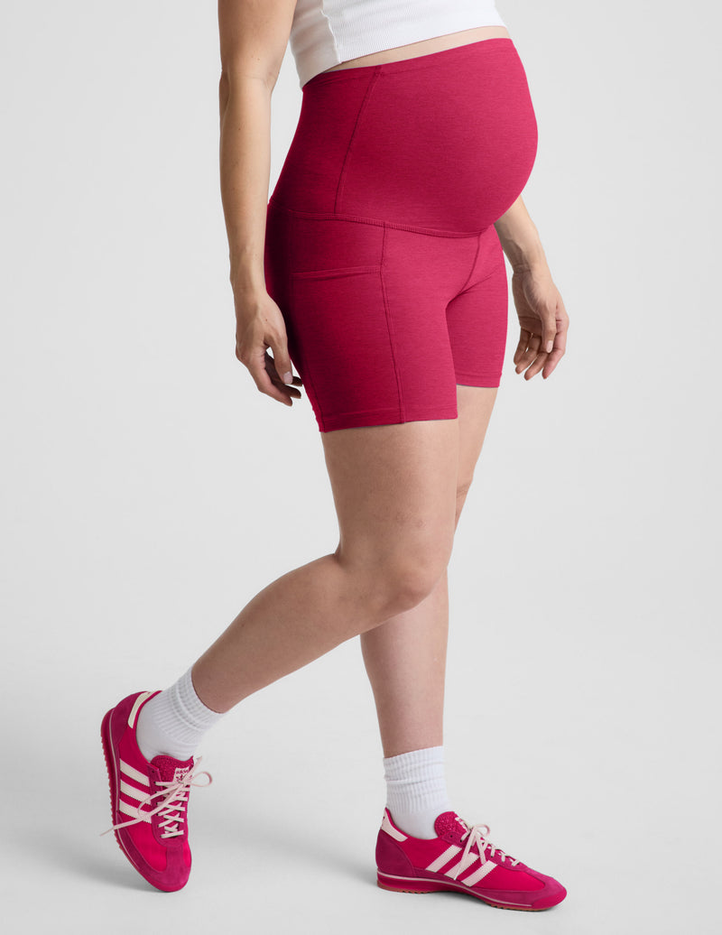 Spacedye™ Keep Pace 5" Maternity Pocket Biker Short