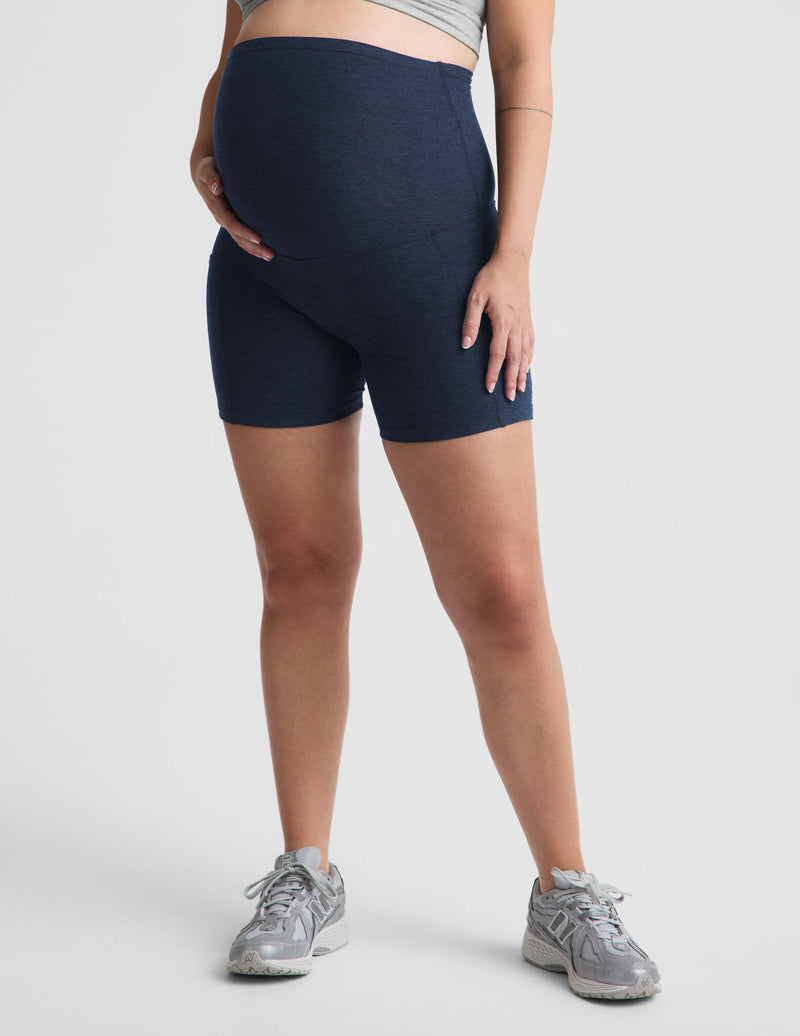 Spacedye™ Keep Pace 5" Maternity Pocket Biker Short