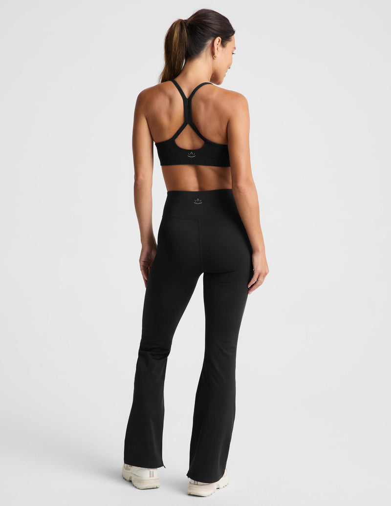 Pacer Fleece-Backed Split Hem Flare Pant