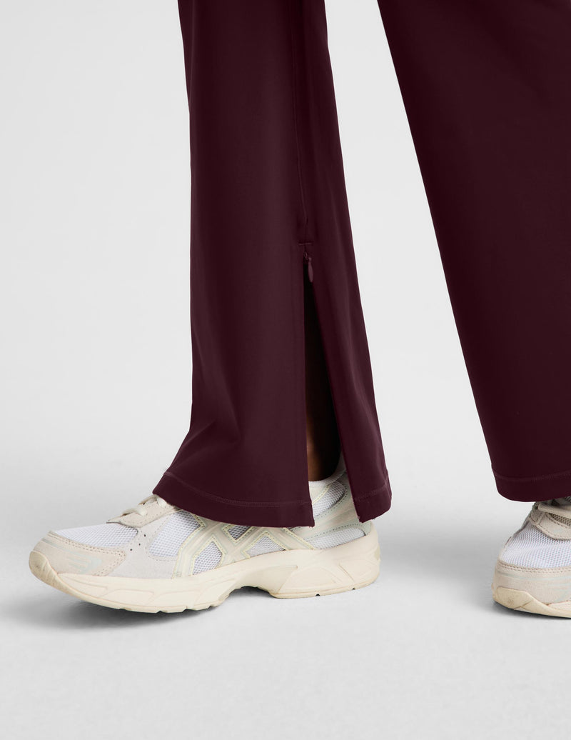 Pacer Fleece-Backed Split Hem Flare Pant
