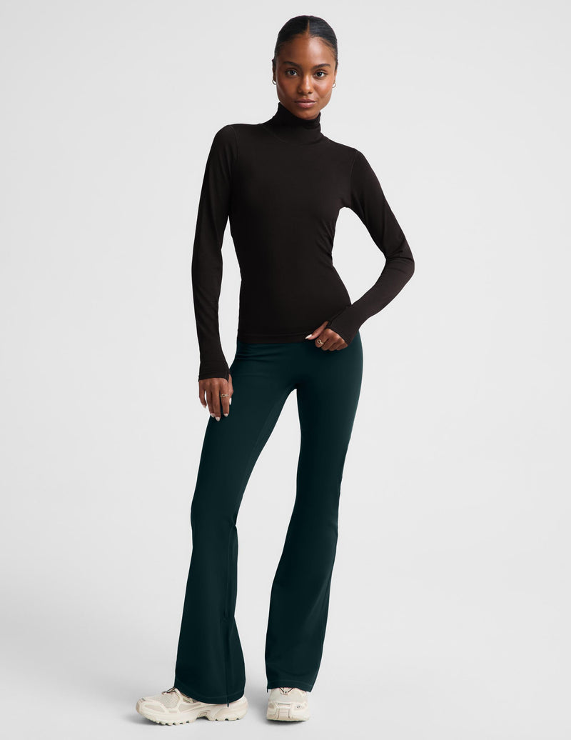 Pacer Fleece-Backed Split Hem Flare Pant