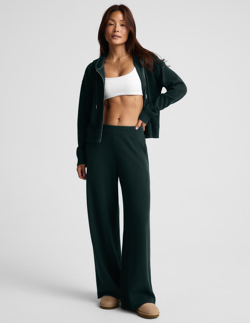 Rest Day Waffle Wide Leg Pant