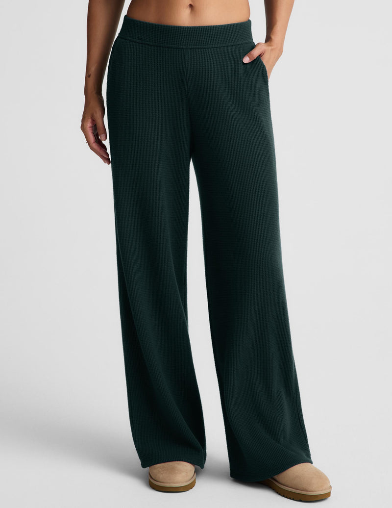 Rest Day Waffle Wide Leg Pant