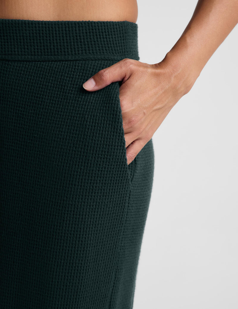 Rest Day Waffle Wide Leg Pant
