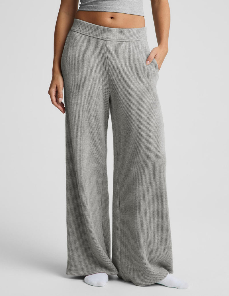 Rest Day Waffle Wide Leg Pant