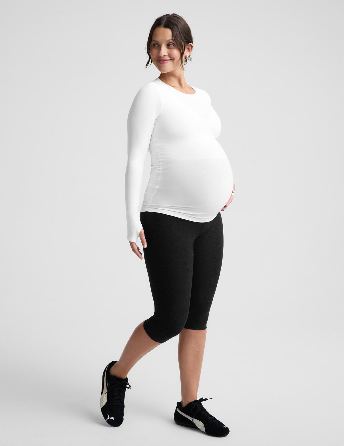 Spacedye™ Maternity Pedal Pusher Legging