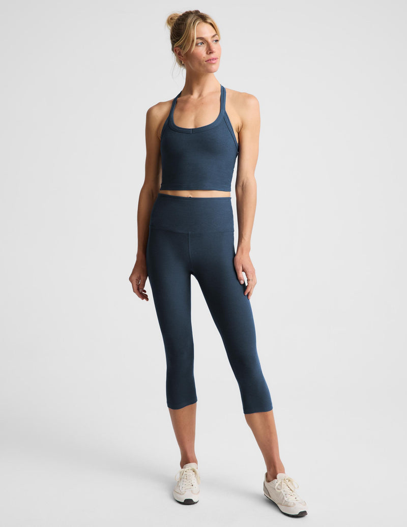 Spacedye™ Walk And Talk High Waisted Capri Legging 20.5"