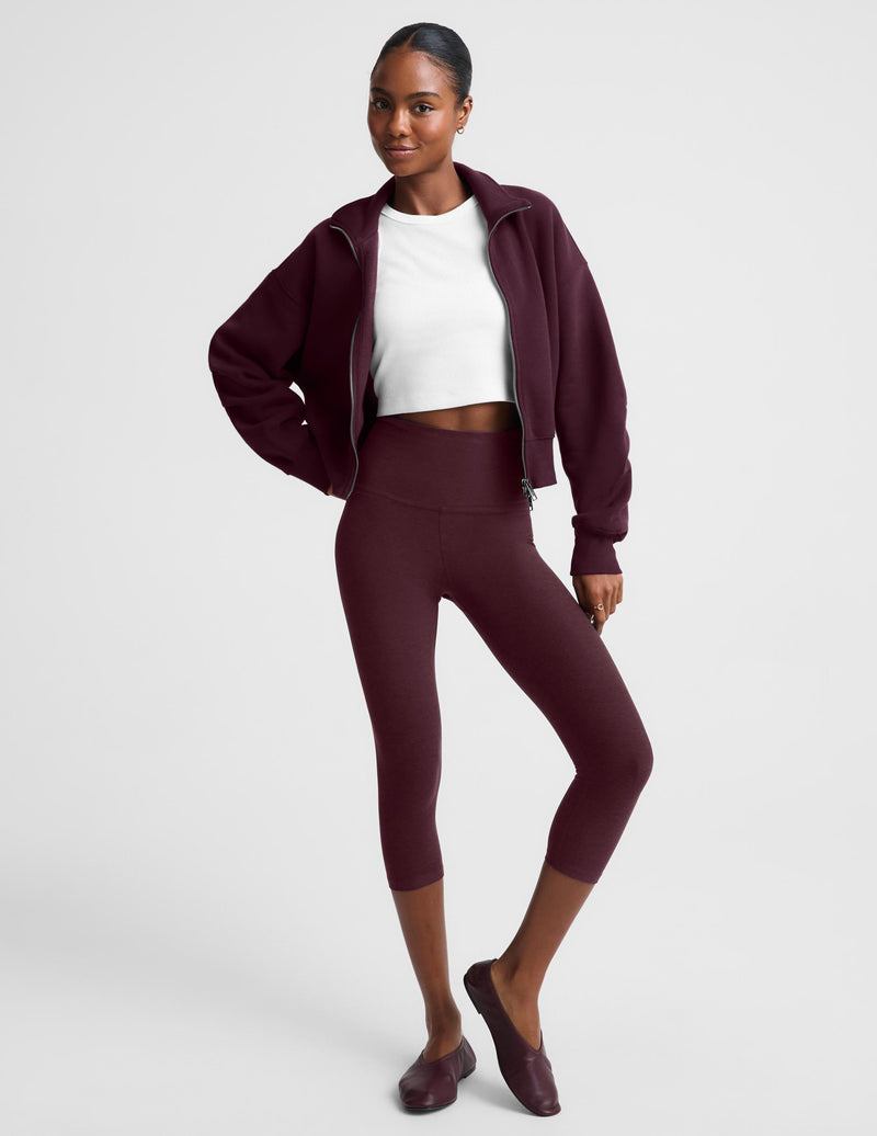 Spacedye™ Walk And Talk High Waisted Capri Legging 20.5"