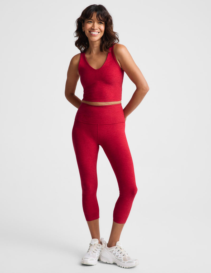 Spacedye™ Walk And Talk High Waisted Capri Legging 20.5"