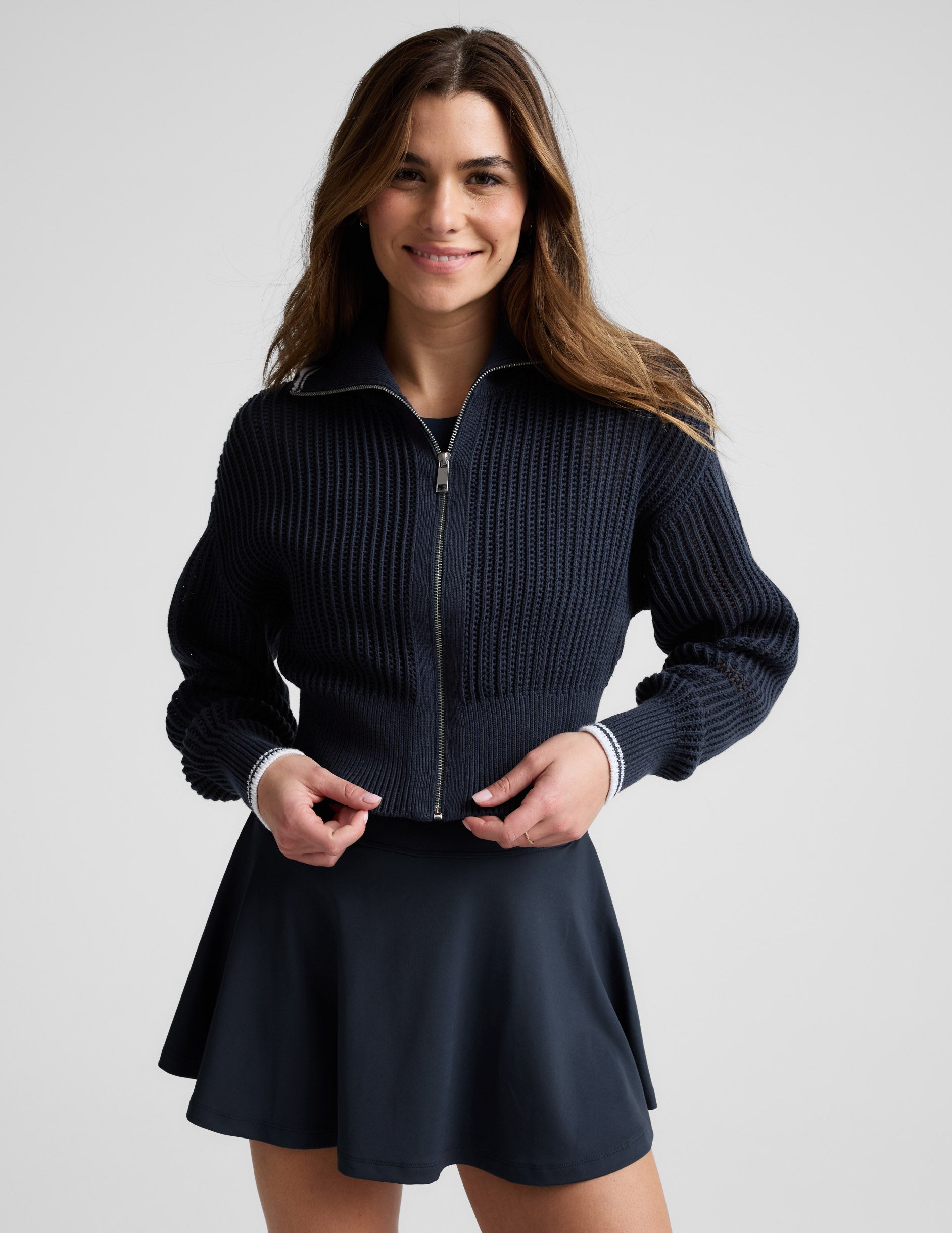 Here's The Stitch Zip Sweater | Beyond Yoga