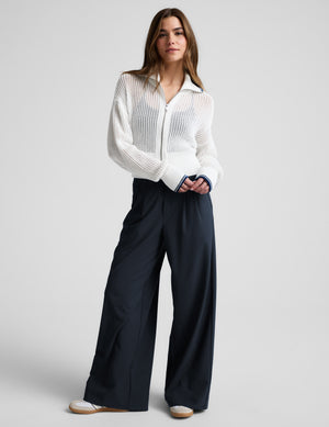 Here's The Stitch Zip Sweater