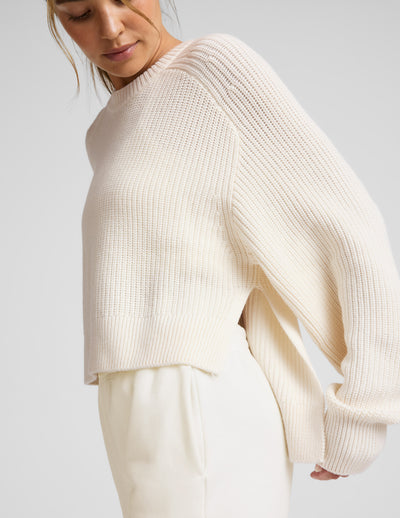 Ready For Anywhere Hi Lo Sweater