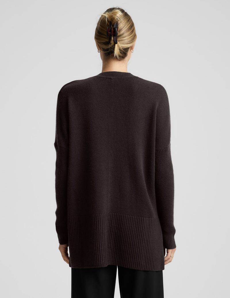 Wool-Cashmere V-Neck Sweater
