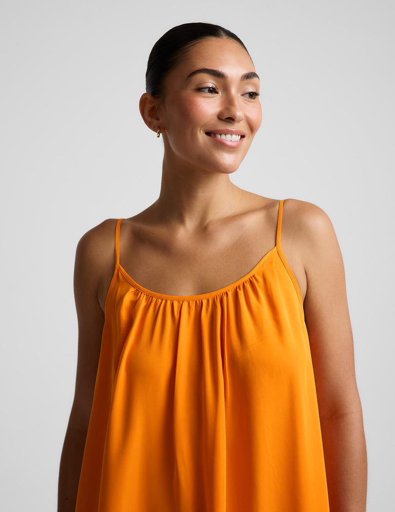 Sunkissed Cupro Maxi Dress