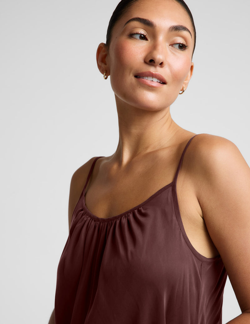 Sunkissed Cupro Mini Dress