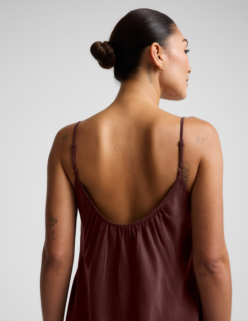 Sunkissed Cupro Mini Dress