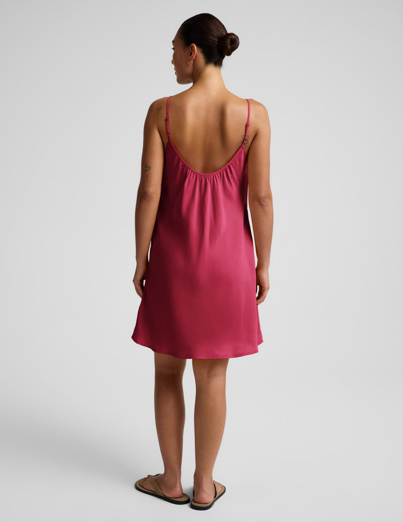 Sunkissed Cupro Mini Dress