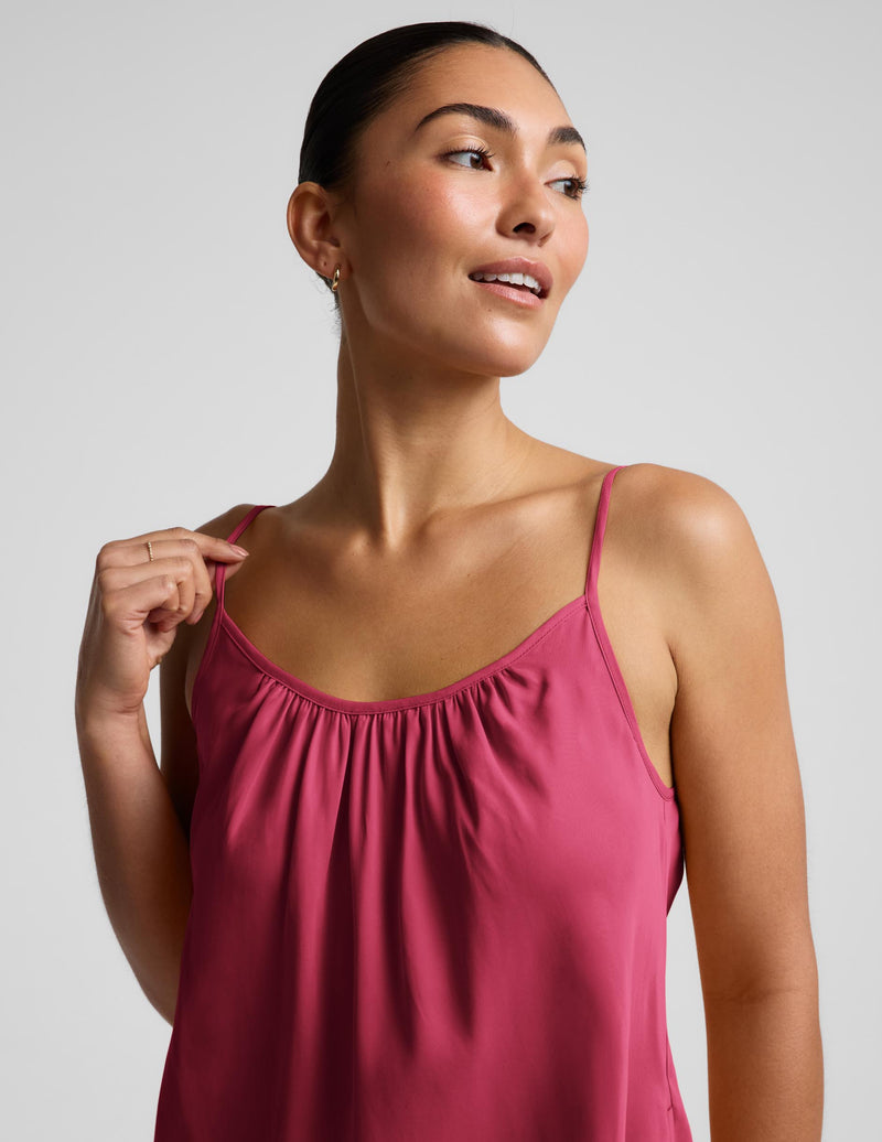 Sunkissed Cupro Mini Dress