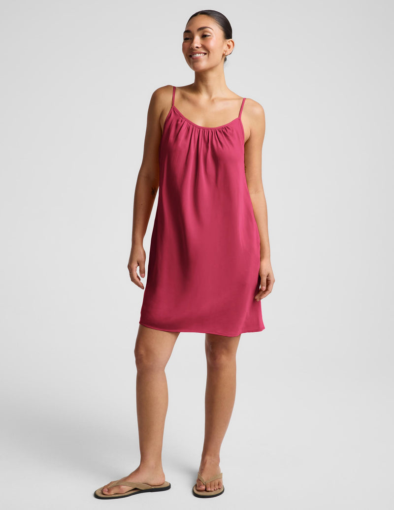 Sunkissed Cupro Mini Dress