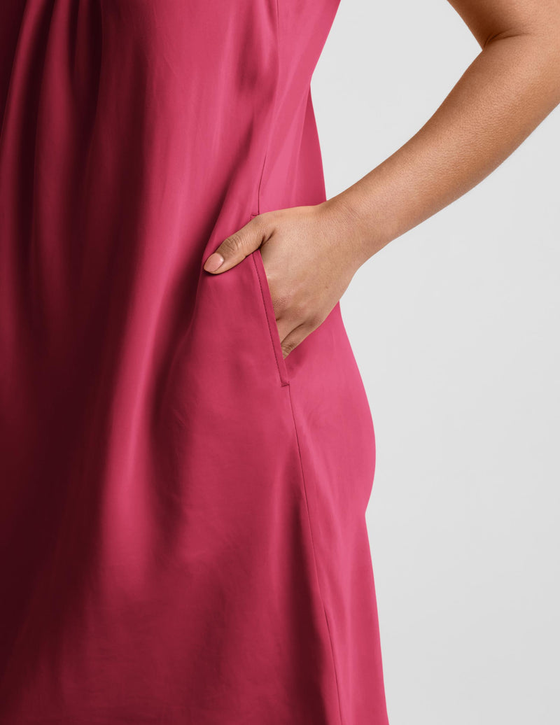 Sunkissed Cupro Mini Dress