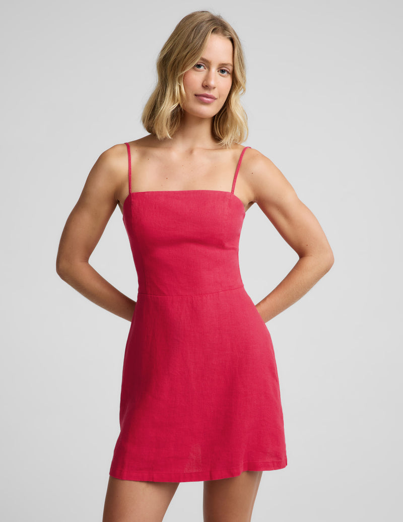 SoftWash Linen Seaside Mini Dress