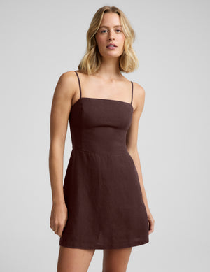 SoftWash Linen Seaside Mini Dress