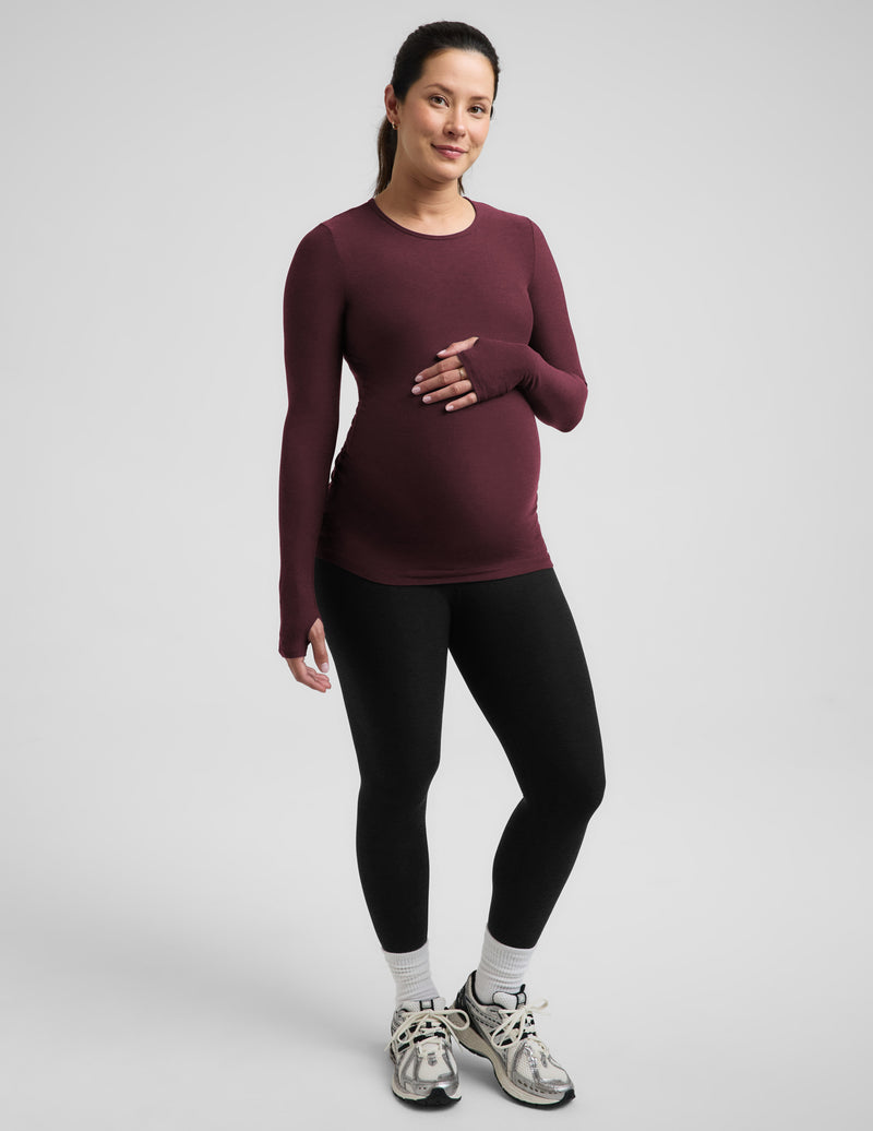 Featherweight Count On Me Maternity Crew Pullover