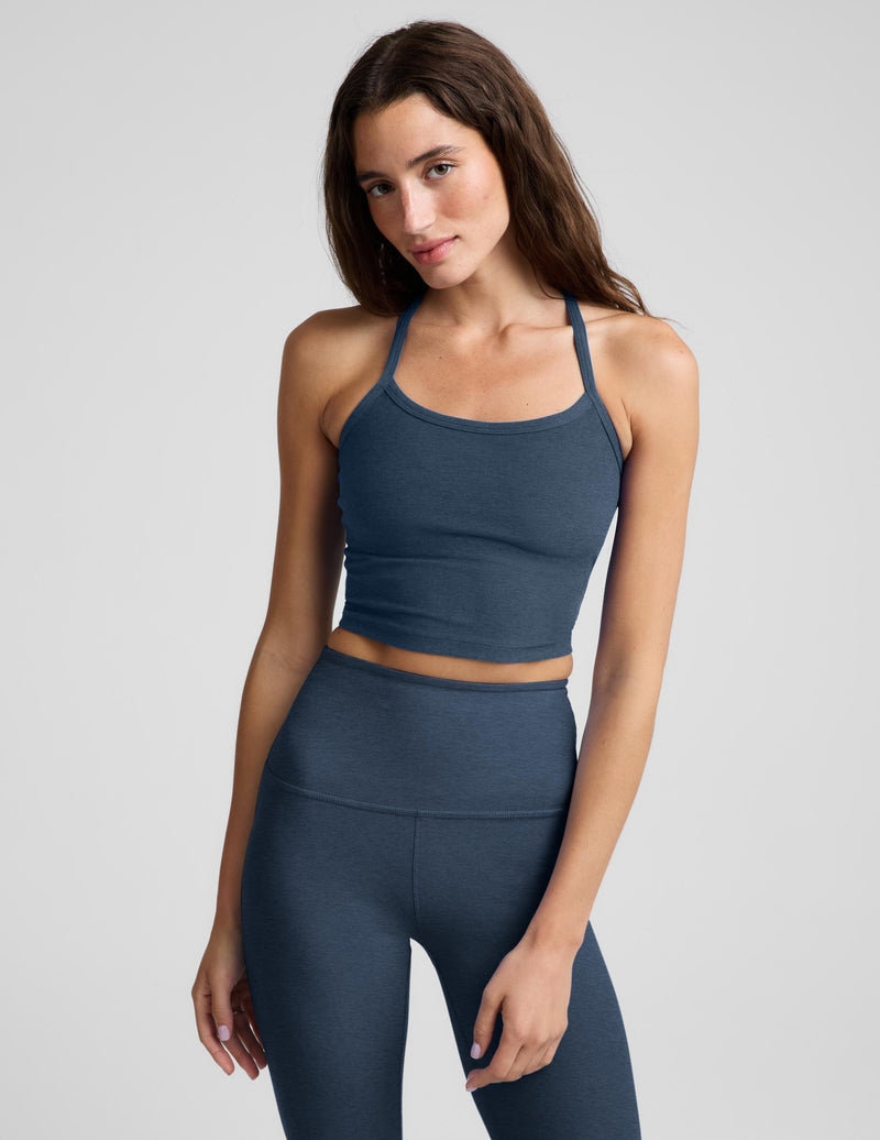 Spacedye™ Slim Racerback Cropped Tank