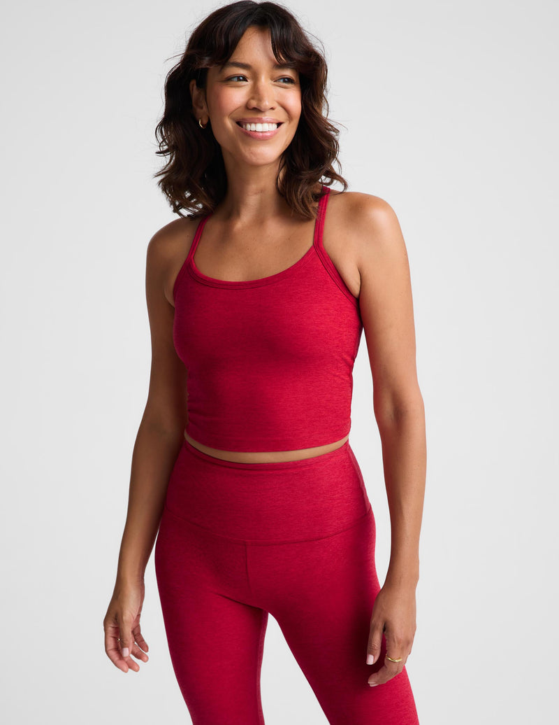 Spacedye™ Slim Racerback Cropped Tank