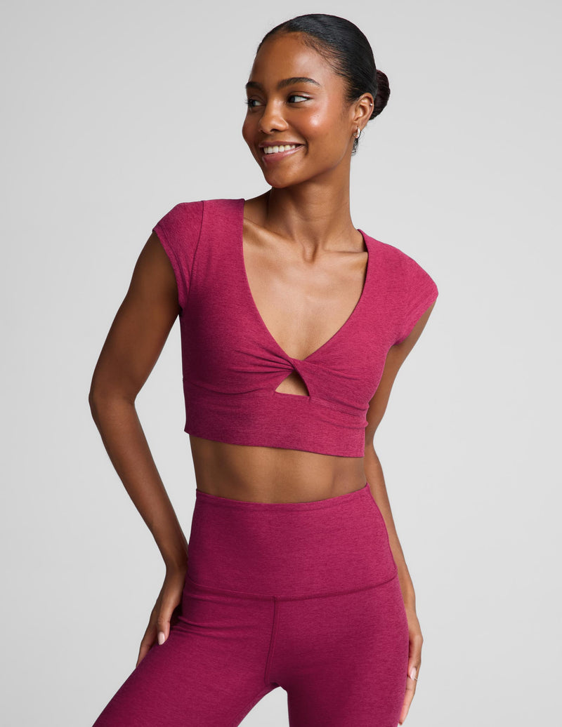 Spacedye™ Get It Twisted Cropped Tee