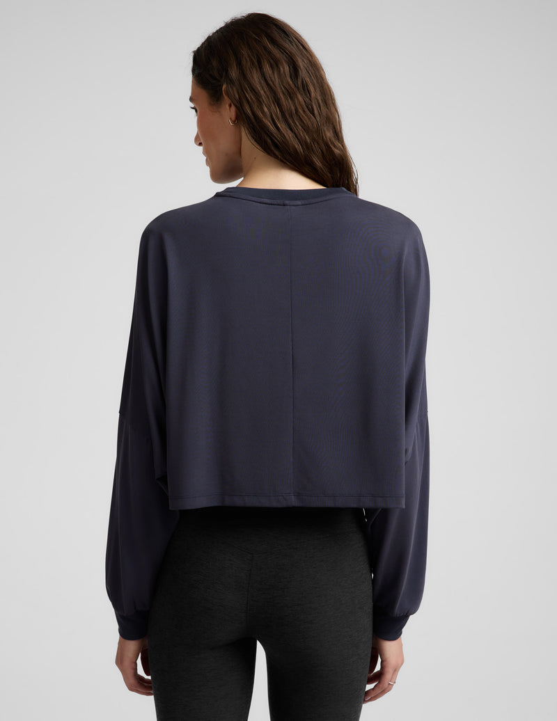 Studio Luxe Cropped Long Sleeve Tee