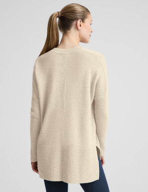 Wool-Cashmere V-Neck Sweater
